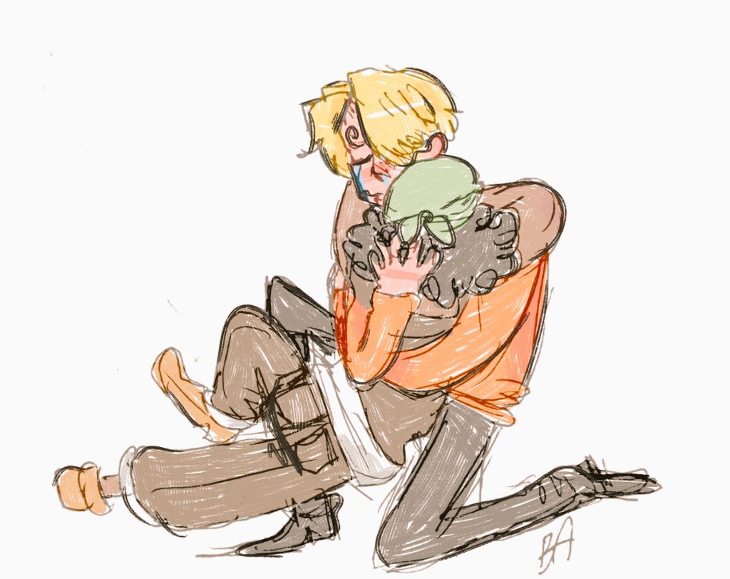 Beacharcades's tweet photo. "Welcome back, idiot"
#usopp #sanji #sanuso #onepiece #water7 #fanart #myart #anime #illustration https://t.co/2s8xZ1bABp