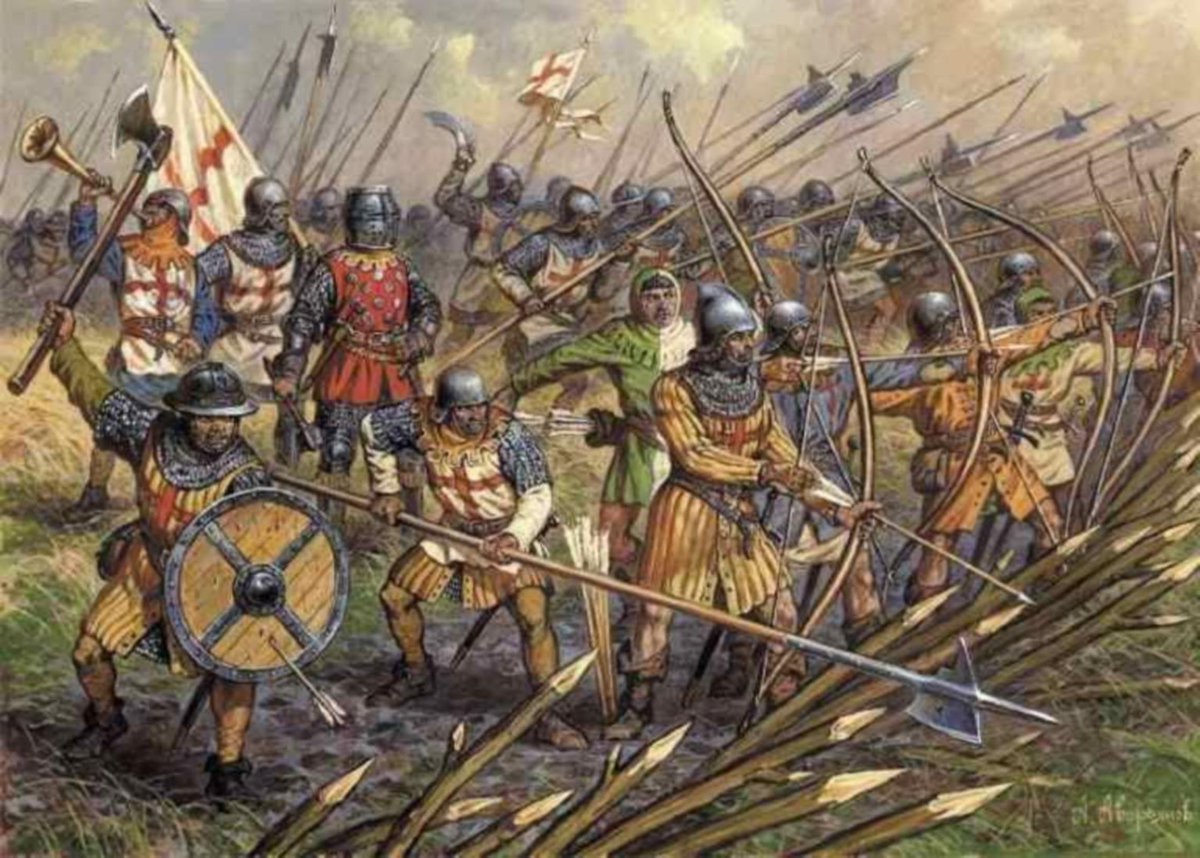 ThreadAll righty!Let's give you a great example of how contempt and ignorance lead to catastrophe. @realDonaldTrump is held in contempt, and his enemies are ignorant of his skills.In other words, Trump is fighting the Battle of Agincourt (October 25, 1415).