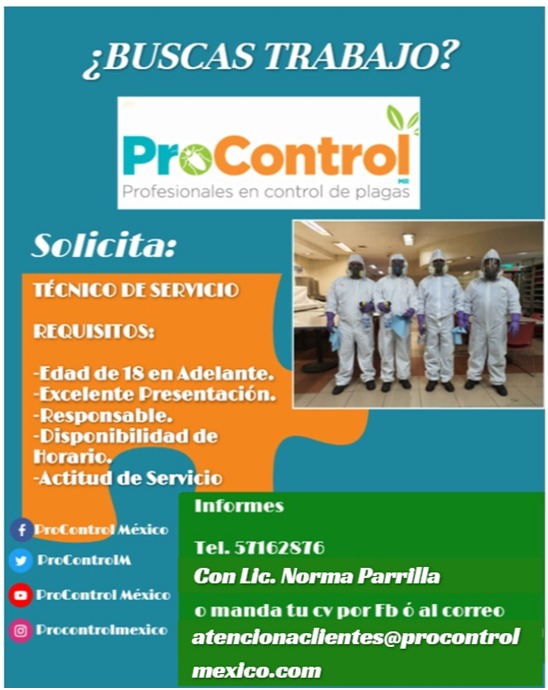 ProcontrolM's tweet image. ¿No tienes experiencia? 
¿Quieres formar parte de una gran empresa?
¡Únete a nuestro equipo! #ProControlMéxico