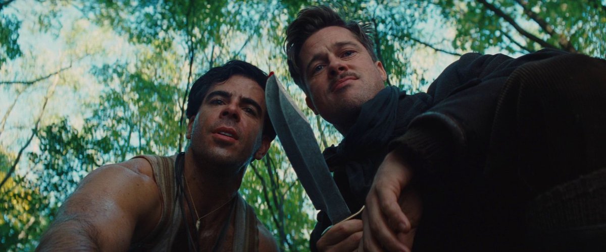 INGLOURIOUS BASTERDS (2009) 

Cinematography by Robert Richardson 
Directed by Quentin Tarantino
Read about how this film celebrates film history: ops.fyi/Inglourious