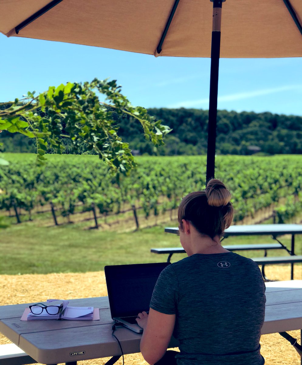 CaveSpring's tweet photo. Itโs really not that bad going to the office every day. #vineyardlife #adayatwork #cavespringvineyard https://t.co/QbcZwxRBO1