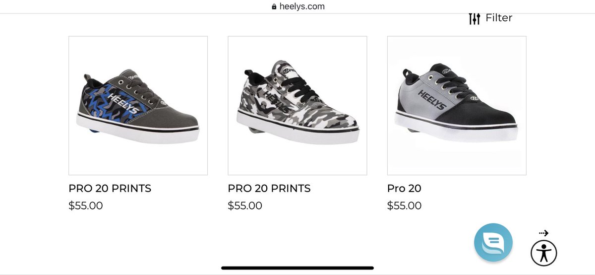 size 16 heelys