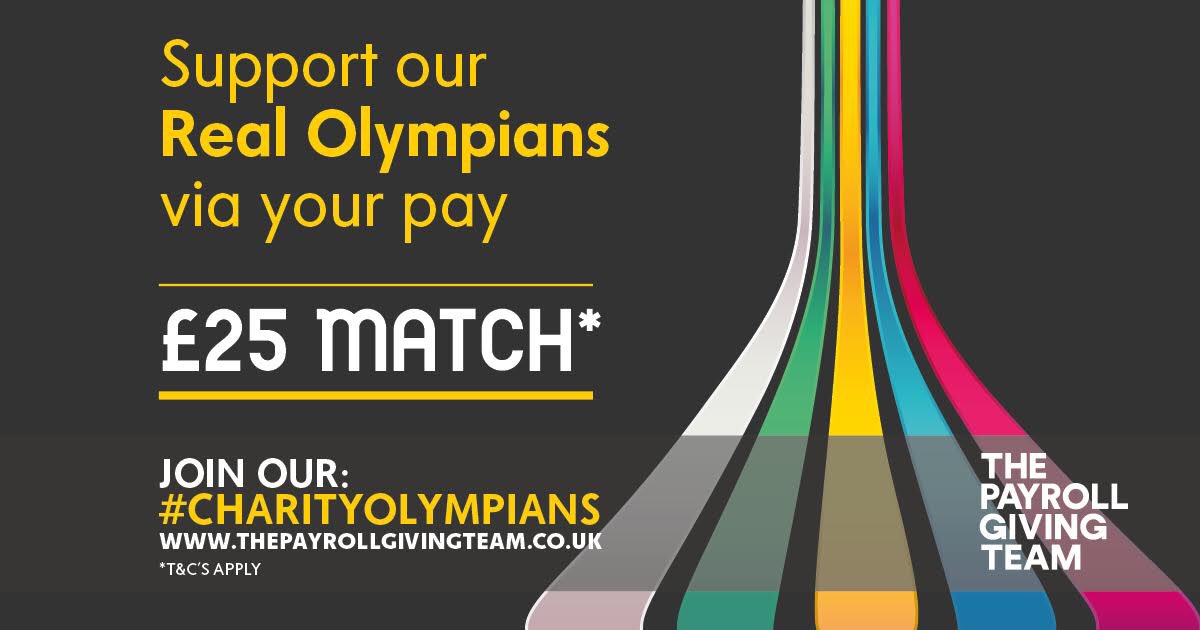 PayrollGivingTm's tweet photo. A week today we should have watching Tokyo 2020 until it was postponed due to Covid19. So instead all next week we will be celebrating the #charityolympians and encouraging you to support them via #PayrollGiving. #WorkforceForGood #ReadySteadyGo #Winners #PayrollGivingMovement https://t.co/wqfvKZRKSj