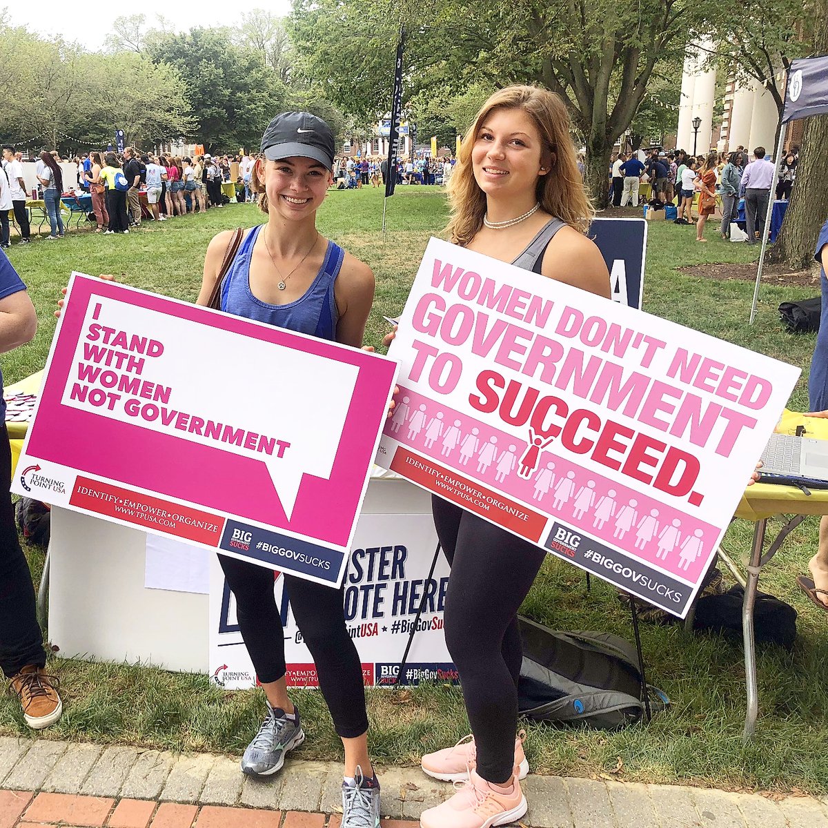 TPUSA's tweet photo. Stand With Women... NOT Big Government! #BigGovSucks https://t.co/sOVJeCkNeL