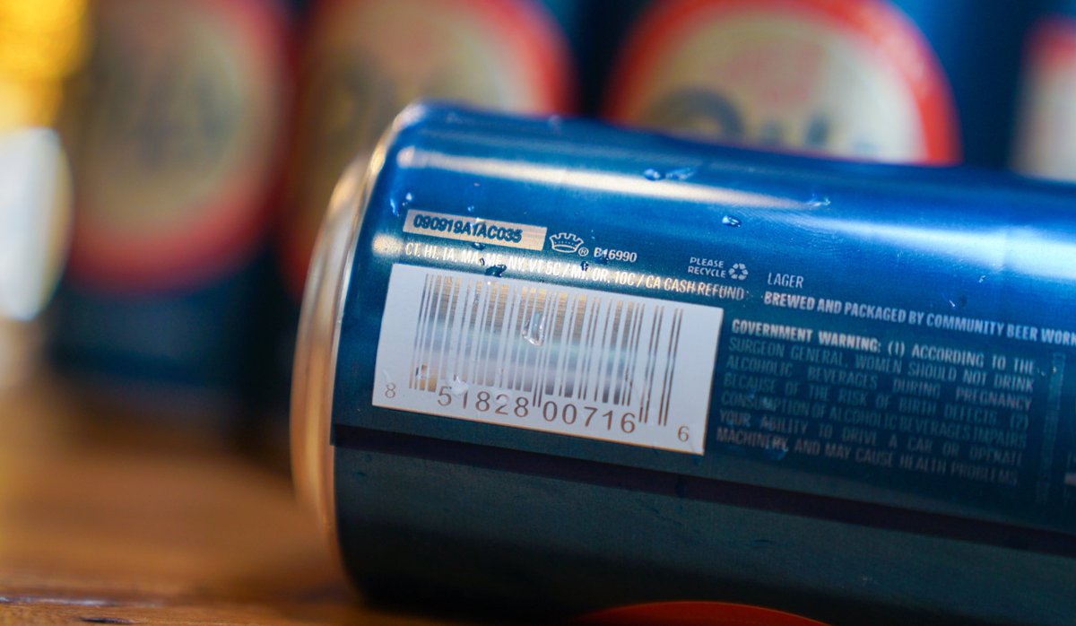 communitybeer's tweet photo. 716 was incorporated into the barcode for #LetsGoPils because we’re sneaky like that. Enjoy sixpacks of LGP for only $7.16, all day on 7/16—only from our 7th Street brewery! #716Day https://t.co/gDx1PEhDD2