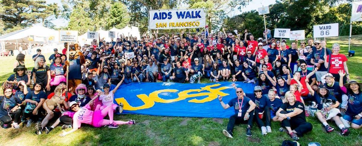mansfieldr's tweet photo. Love @reggieaqui talking with Brett Andrews of @PRC_sf about @aidswalksf and #lotionnation. Three more days to get involved - you can be part of the fun and donate right here: https://t.co/CfBYzLlwA0 (or any of the other fine AIDS Walk teams) #UCSFProud #SFProud https://t.co/dtdC4bhPM9