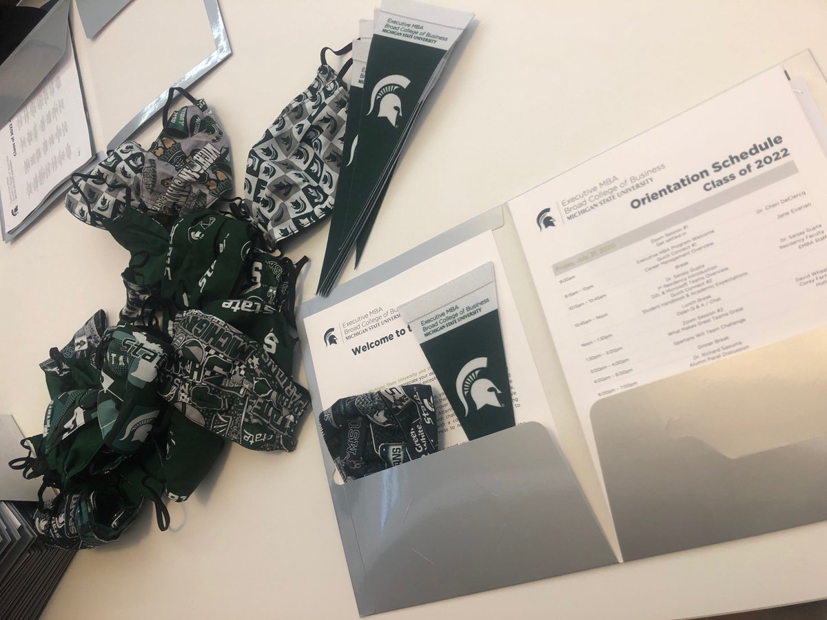 MSUexecutiveMBA's tweet photo. We are preparing to welcome the EMBA Class of 2022. Orientation is scheduled for July 31 &amp; August 1! https://t.co/NFfWGYFiQI