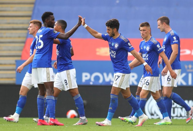 sportsfacultyng's tweet photo. FT: Leicester 2-0 Sheffield United (Perez, Gray)
.
An important win for Bredan Rodgers side, @LCFC in their quest for a Champions League spot.
#LEISHU #LeicesterCity #PremierLeague #Sportsfaculty https://t.co/oWjJnOKZIj