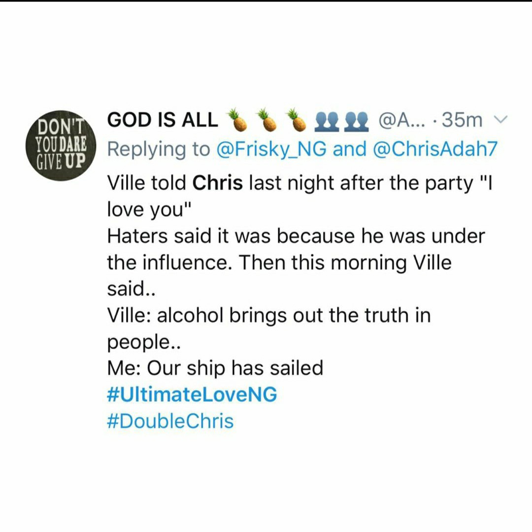 ChrisAdah7's tweet photo. How can I just forget a #t bt....π
π
π
π
π
NEVER NEVER NEVER.
For all my pineapples who stood by us and saw God at work...May God bless you all.
#unbreakablechris
#youhateHEBLESSES
#chriswaters
#pineapples https://t.co/ngWc9chSml