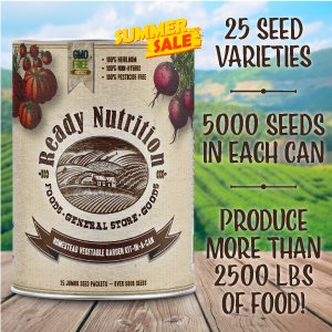 ReadyNutrition's tweet photo. Who's ready for some sizzling savings?

Shop now and save 10% off the #ReadyNutrition Garden Kit-in-a-Can. Over 5.000 seeds and enough #openpollinated seed varieties for a year supply of food!
 
Discount code: sizzle

https://t.co/oEUrqY0CGB

#FoodSecurity #Preppers #homestead https://t.co/4hy0rbvvbn