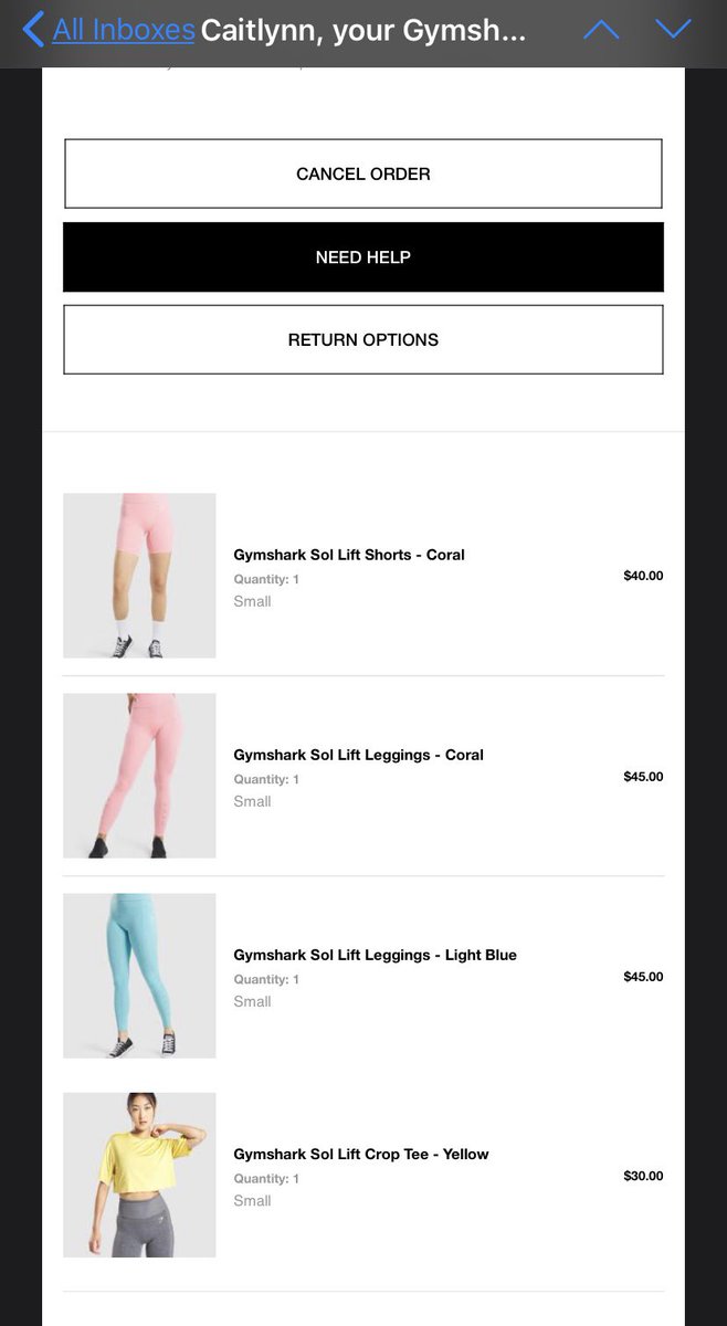 CaitlynnPascua's tweet photo. So Excited @Gymshark 🤩💛 #SolCollection https://t.co/NsSaOrE4Vd