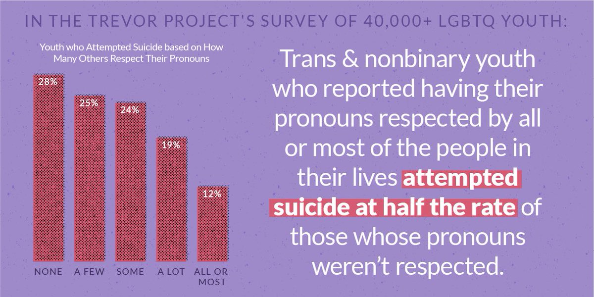 TheGigiGorgeous's tweet photo. It’s as simple as respecting someone’s pronouns 🙏🏻💜 via @TrevorProject https://t.co/Wl9HUdhOYD