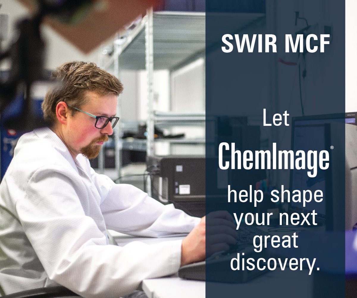 ChemImage's tweet photo. We are excited to announce the launch of our Short Wave Infrared Multi-Conjugate Filter (SWIR MCF) for research and OEM applications. Please click here to read the full press release: https://t.co/tLtkZIjAxk #swir #filtertechnology #awarenessofthings https://t.co/2kToai1jJK