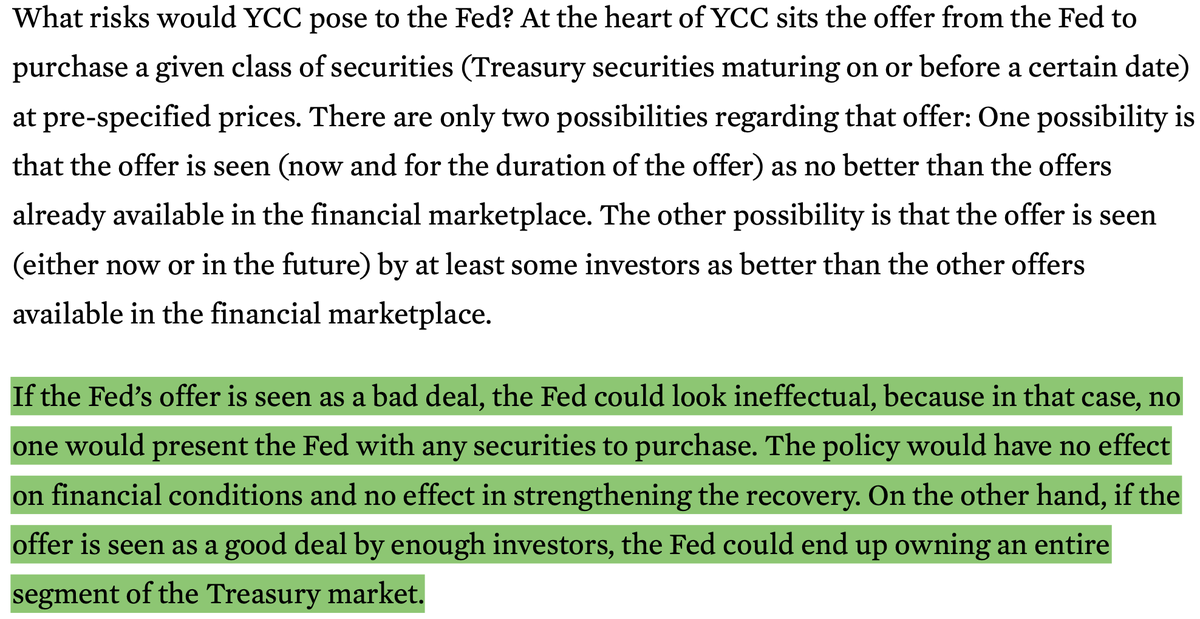 In addition to the two possibilities that  @D_W_Wilcox mentions, there is a third and most likely one: The targets are seen as credible, and by virtue of that credibility rates remain within the desired range. This would be very effective: The desired result with no purchases.