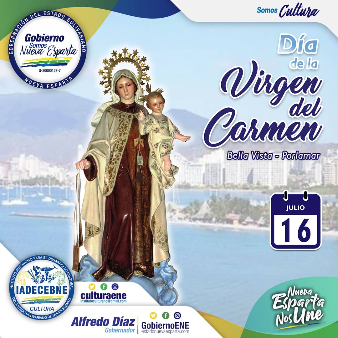 LegislandoPorNE's tweet photo. ⛪VIRGEN DEL CARMEN⛪
.
Nos unimos en oración a las comunidades de La Asunción (Arismendi), Porlamar (Mariño), Bella Vista (Mariño) y El Palotal (Díaz) que veneran a la Virgen del Carmen. Una festividad que tradicionalmente se celebra, con apoyo del #Iadecebne. #16Jul https://t.co/Tmcgml4VSL