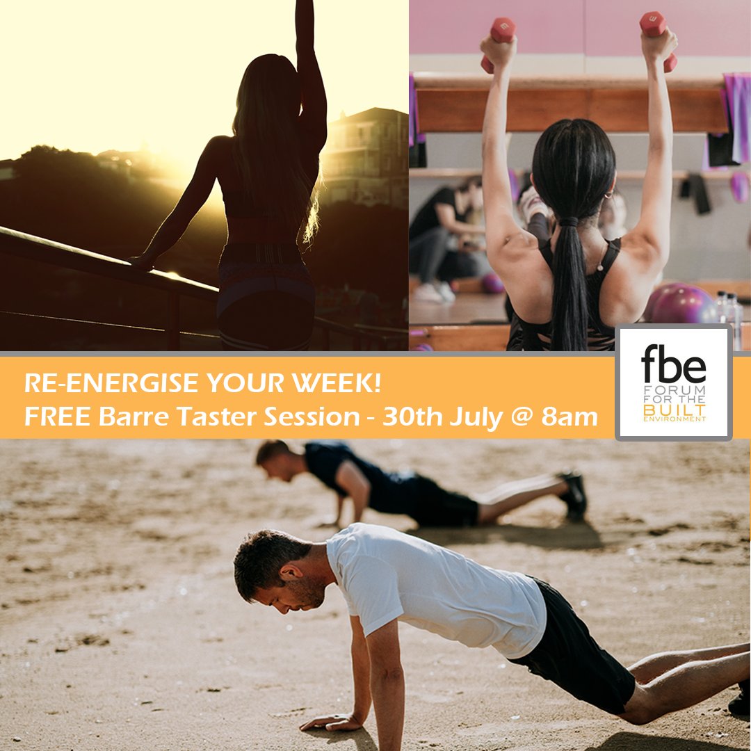 BeyondBuilding2's tweet photo. Re-energise your Thursday and join us for our FREE Barre Taster Session on 30th July. Get away from your (wfh) desk and get to the barre (or chair, bannister, or whatever is easiest!) Follow the link to sign up: https://t.co/xfe7OAJqxl https://t.co/6QqSM2gFjP