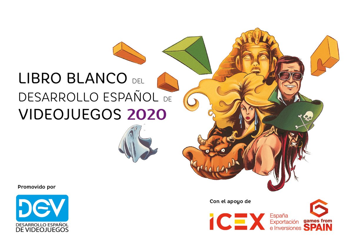 GamesUPM's tweet photo. 📣 ¿Eres un estudio de videojuegos? @dev_es ha empezado a preparar el Libro Blanco del Desarrollo Español de Videojuegos 2020. Para que sea lo más real posible, es importante que participe la mayor cantidad de gente. ¿Les ayudamos? 
📝 Encuesta:  https://t.co/NoqF1ELRp0 https://t.co/mvl1ObpPaN