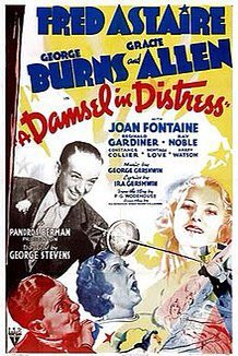 [14] “A Damsel in Distress” (1937)Gershwin music and the offbeat hilarity of Gracie Allen help sell Fred Astaire’s first starring musical away from Ginger Rogers. Early-career Joan Fontaine is the co-star, but Burns and Allen are Astaire’s real partners in this fun film.