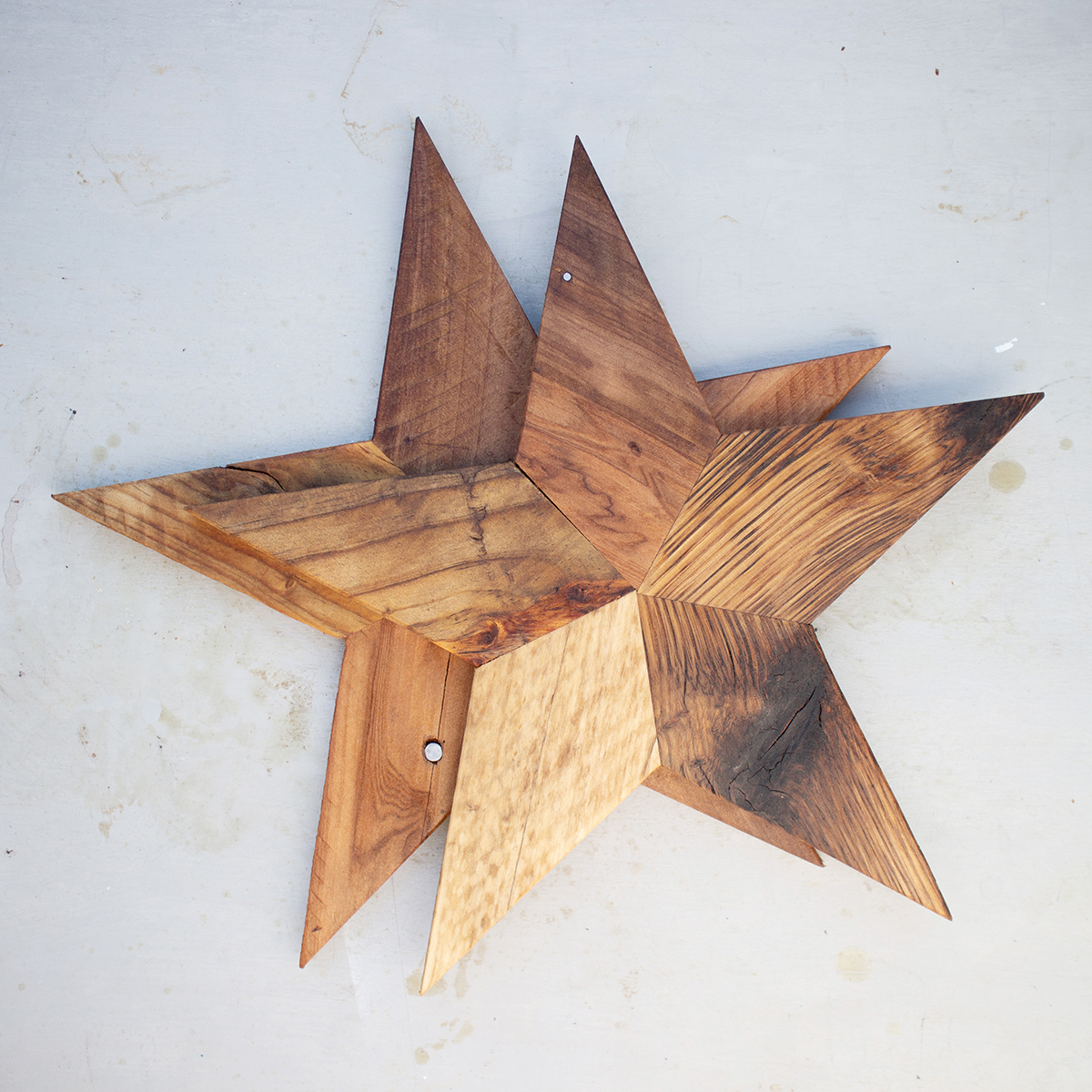 Making pallet stars. All day.
