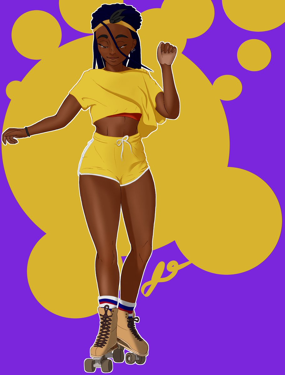 BlackJason94's tweet photo. Came across Oumi Janta straight up grooving on her Instagram. Couldn't fight the urge to draw her https://t.co/OXuj6OnpeH