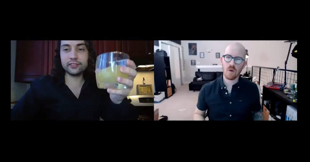 WrongSpaceFilms's tweet photo. On Zoom: Week 1 Zoom 1
only at https://t.co/x9NL2dzPs4
We've all been here now. #youraudioisoff #smh
#zoom #quarantine #zoomhappyhour #zoommeets #watchonset #watchonzoom #streaming #covid19 #coronavirus #twofriends #WrongSpaceFilms #ShortFilm #IndieFilm #ATLFilm https://t.co/sDO3CvkKFv