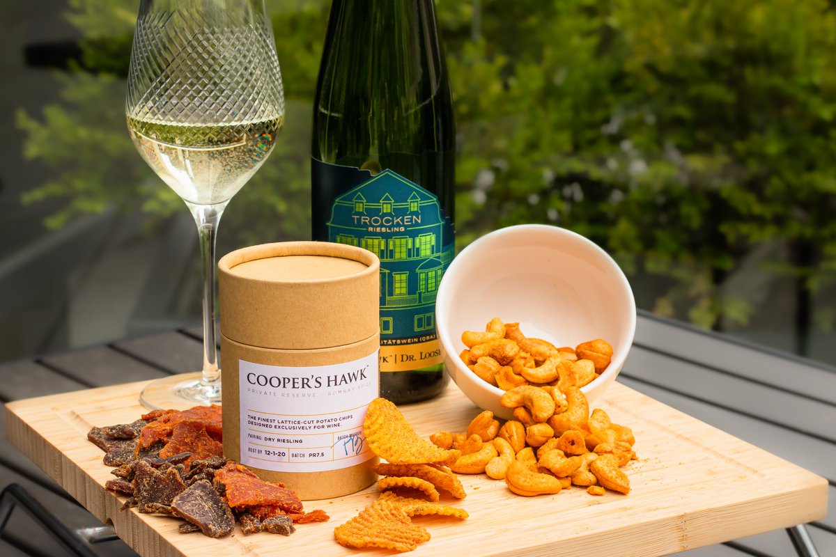 CHWinery's tweet photo. On 7/30, we’ll be hosting a virtual #FriendsofCoopersHawk with Ernst Loosen from @drloosenwines – an iconic producer of world-class Riesling from Germany’s Mosel region. We'll be celebrating the release of our collaborative wine, Trocken Riesling. Details: https://t.co/4d1iBtvxEb https://t.co/2AD50LC1q3