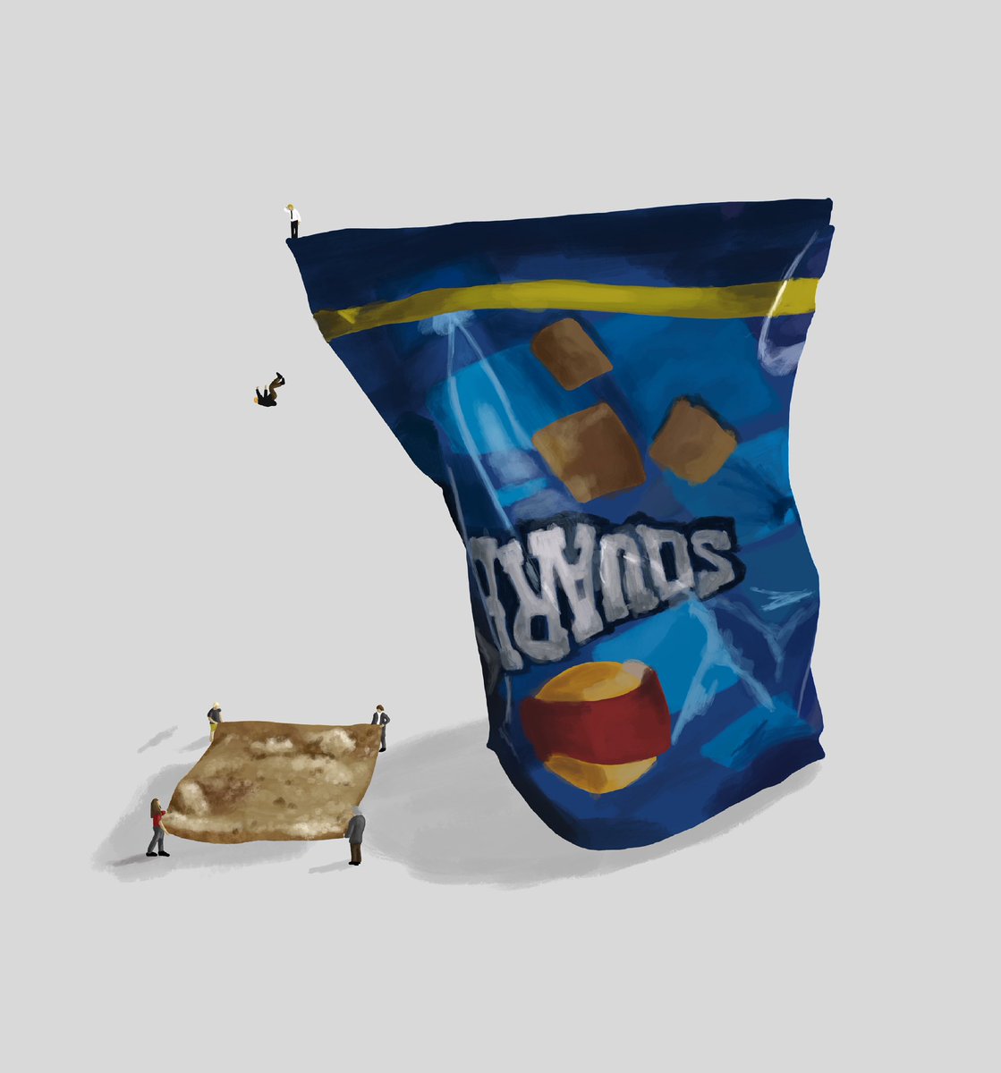 Bad day at the office

#art #artist #digitalillustration #digitalart #procreateillustration #procreate #procreateartist #miniatureartist #miniatureartwork #tinypeopleinbigplaces #tinypeople #junkart #trashart #crisps #crisppacket #chips #bagofchips #bagofcrisps #squares