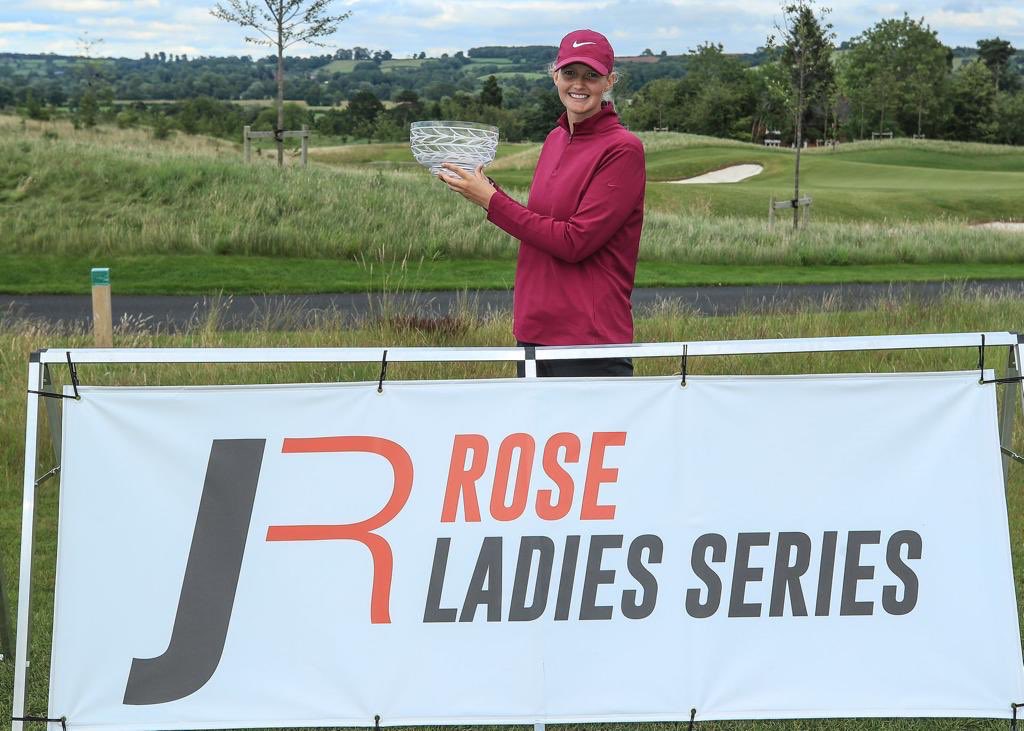 RoseLadiesGolf's tweet photo. Congratulations to our 5th winner @gabscowley at @JCBGolfCC @JCBmachines 🚜🟠⚫️ what a day! Highlights to follow on 📺 @SkySportsGolf with huge thanks as always to @kate_rose99 @JustinRose99 @americangolf_UK @ComputacenterUK @excelsm #RoseLadiesSeries @TiffanyAndCo @pulserolluk https://t.co/QGLnnneQRc
