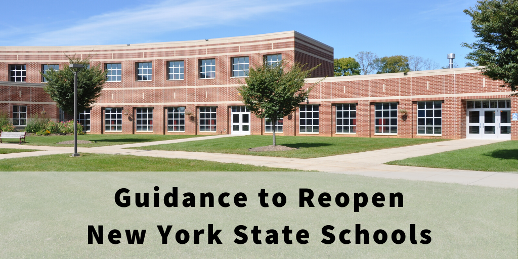 NYSEDNews's tweet photo. NYSED today released guidance to help schools as they plan to reopen, whether that occurs in person, remotely, or in a combination of the two. The guidance builds on the Framework of Guidance presented to the Board of Regents on Monday, July 13. https://t.co/2X7WPLiPt0 https://t.co/uuOlWqpPpc