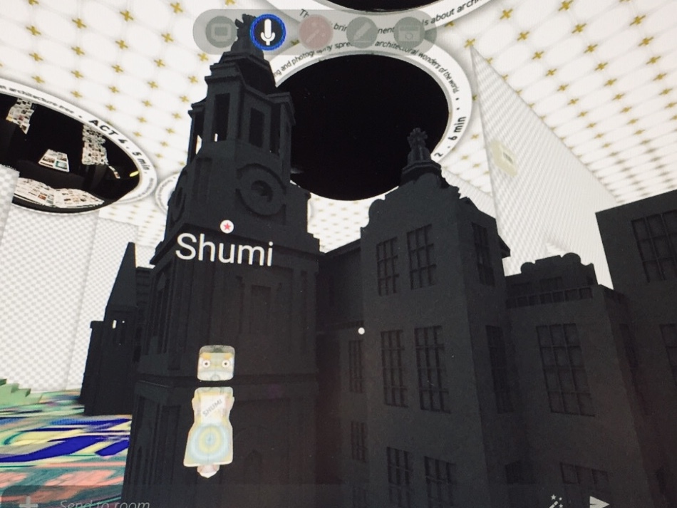RIBALearning's tweet photo. We explored the history of architectural styles in VR with just our laptop! Thanks to @tontita00 for showing us around the @RIBA exhibition, #RIBAFreestyle, designed by @SpacePopular. Great to see work by @LDEUTC students on show. Explore online ➡️https://t.co/K3BksQW6Up https://t.co/dQFCIrylgb