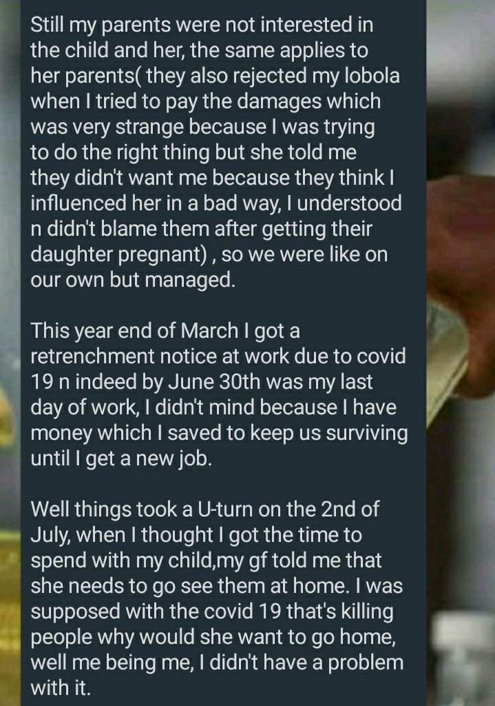 Normalize to do the DNA test, and thank me later......The story is very disturbing