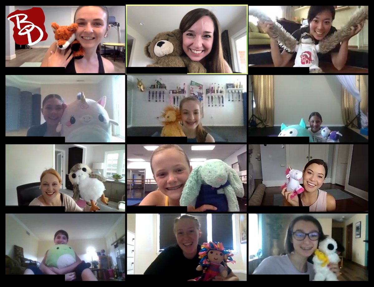 We are on Day 2/2 of Virtual Summer Dance with our amazing emerging artists! Kicked off the AM with Pilates for Dancers (+ Stuffed Animal friends) with Samantha Waugh. There's nothing quite like working out together and with the extra support of our furry friends.