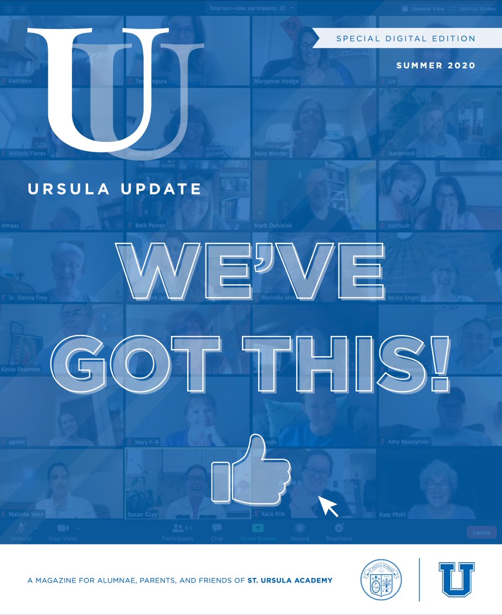 suatoledo's tweet photo. This summer, we've released our first digital copy of Ursula Update! In keeping with safety protocols and added fiscal responsibility because of COVID-19, we have decided to publish this issue electronically. 

Have fun interacting with the magazine! https://t.co/IbUH5NK9OX https://t.co/vjXowidCC4