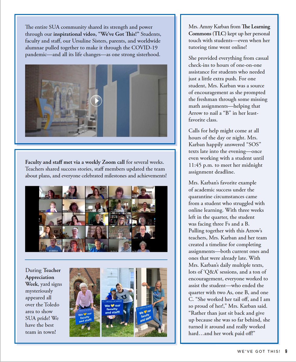 suatoledo's tweet photo. This summer, we've released our first digital copy of Ursula Update! In keeping with safety protocols and added fiscal responsibility because of COVID-19, we have decided to publish this issue electronically. 

Have fun interacting with the magazine! https://t.co/IbUH5NK9OX https://t.co/vjXowidCC4