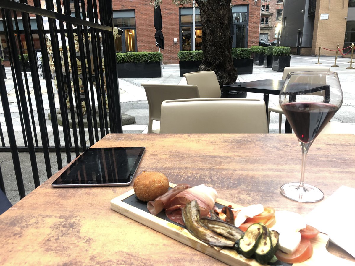 Last stop of faves for tonight. Glad all well. Italian hideaway full of the local Italians. Love you <a href="/ATavolaDeli/">A Tavola</a>