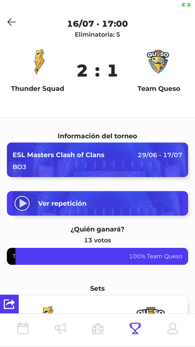 AppGradeEsports's tweet photo. Semifinales #ESLMastersCoC
#ThunderSquad 2 🆚 1 @TeamQuesoGG
🧀 El quesicidio acaba en remontada. #ThunderSquad logra el pase a la gran final de mañana 🏆
🎙️ @Sockers_, @ZolokOficial & @ixena8
Sigue @ClashofClansESC en AppGrade 📱
👉 https://t.co/QQPe6W9U74 https://t.co/kF6PQ3vgXZ