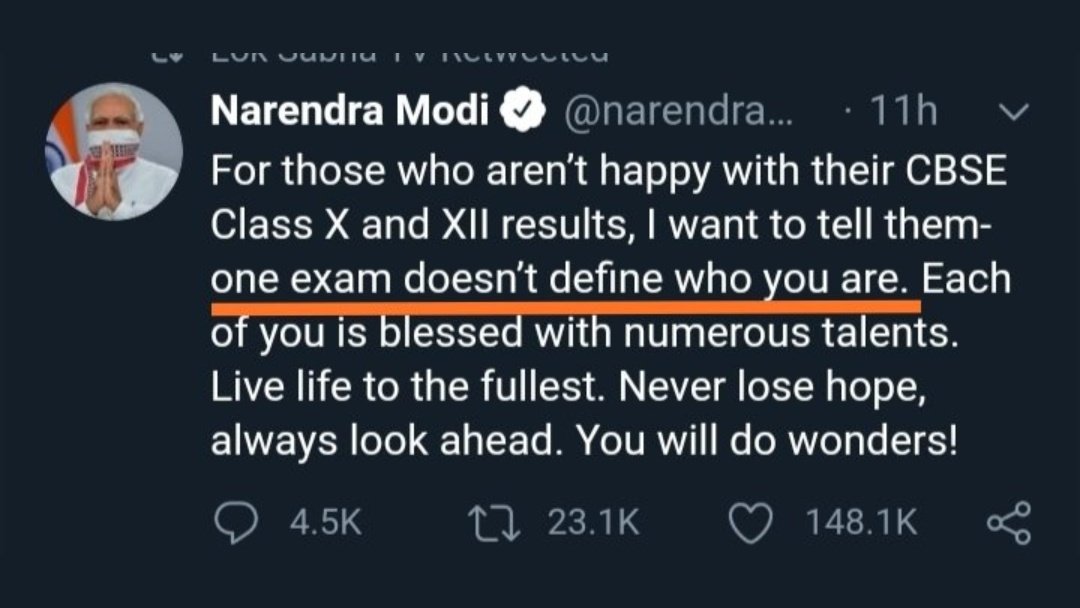 niiimmmmiiiii's tweet photo. @narendramodi @PMOIndia even when you are saying that one exam doesn't define who you are.
Why is #UGC so keen in conducting the exams for intermediate students who still have their years in college to prove what they are capable of.
#christuniversity 
#UGCCancelOnlineExams https://t.co/QApwy42X7H