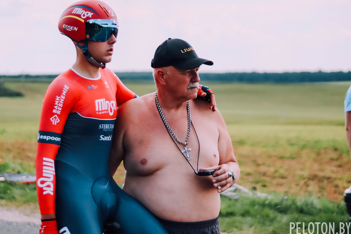 Pelotonby's tweet photo. Belarusian cycling coaches: "I`m sexy and I know it" https://t.co/cefEtSwp7R