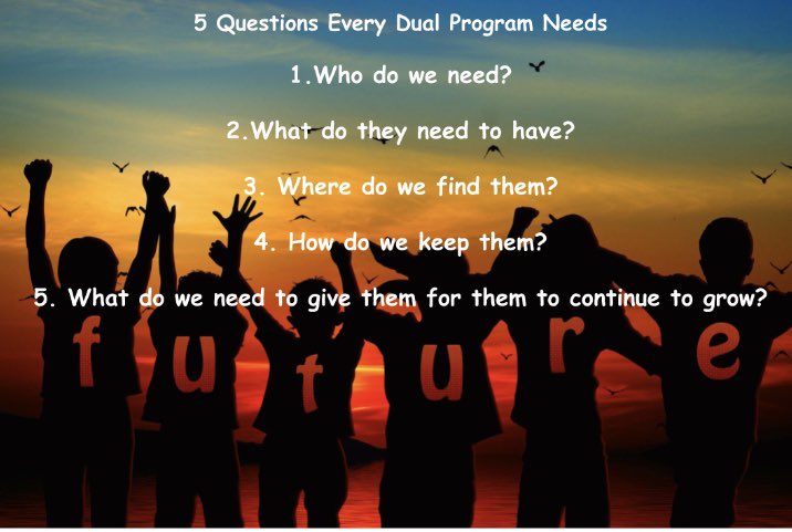 5 questions every dual language program needs to ask? <a href="/TajuLearning/">Alexandra Guilamo</a> #duallanguage #taju #leadership