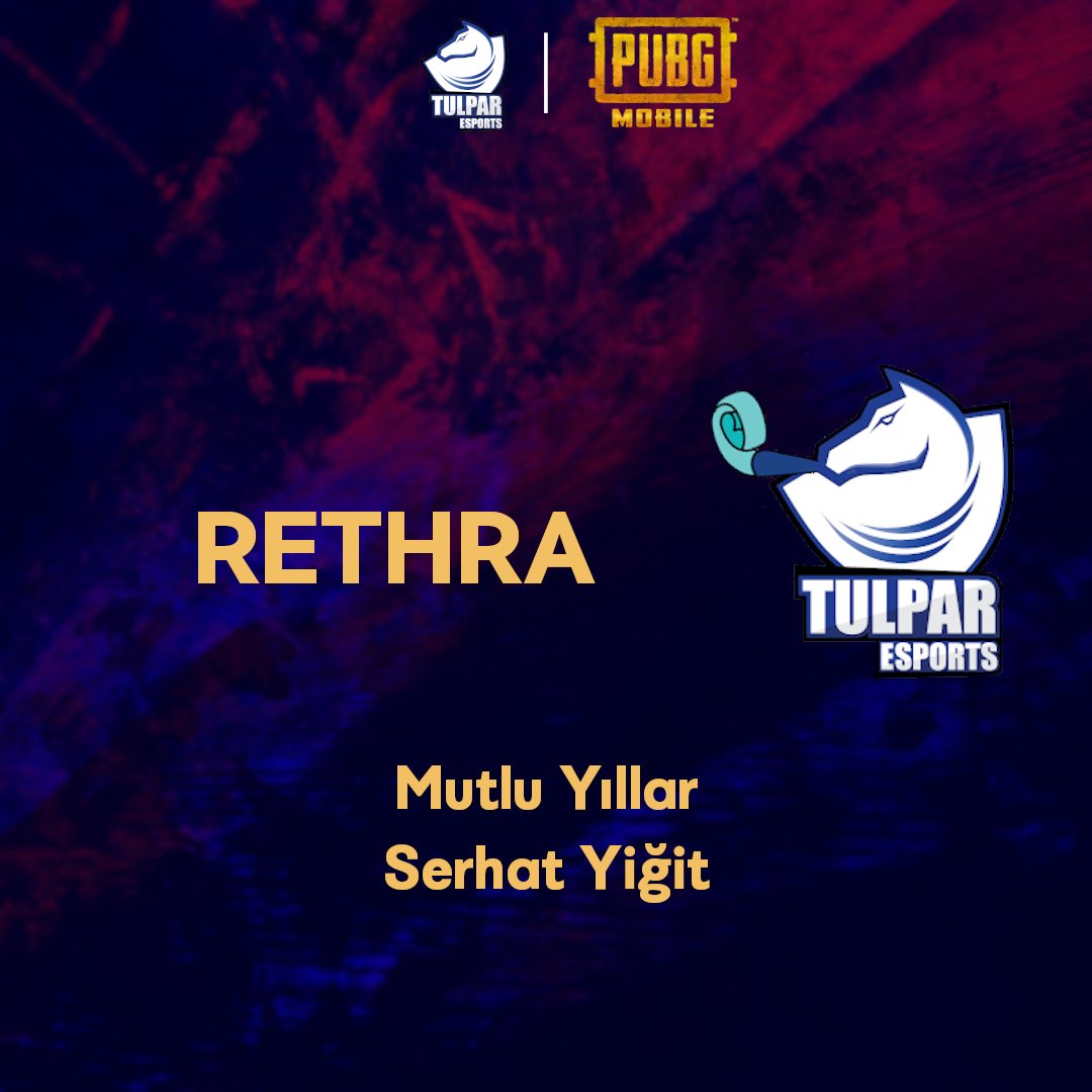 tulparesports's tweet photo. Mutlu yıllar Serhat “Rethra” Yiğit

#pubgmobile #pubgmobiletürkiye #tulparesports https://t.co/Lq4EH3745E