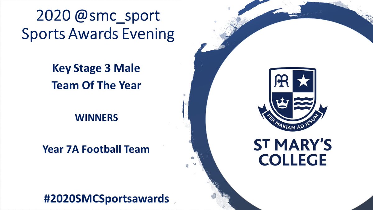 smc_sport's tweet photo. @smc_sport Key Stage 3 Male Team of the Year..

YEAR 7A FOOTBALL TEAM 

👏👏👏👏

#2020SMCSportsawards https://t.co/tzoeTcAPZL