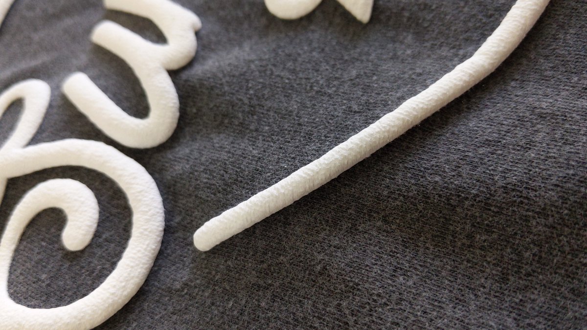 JWPicker's tweet image. You want Puff?!?! I'll give you Puff!  Was surprised how high this puff came out.  A lot of times puff will suck in the shirt &amp;amp; you can see an embossing from underneath.  Luckily this design has thinner lines &amp;amp; didn't pucker the garment too much. The teens will love it!  #puffink