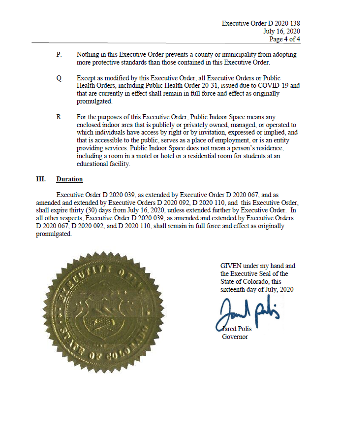 chrisvanderveen's tweet photo. Here is copy of @GovofCO mask mandate order

#9news https://t.co/s5zyQOa2Ce