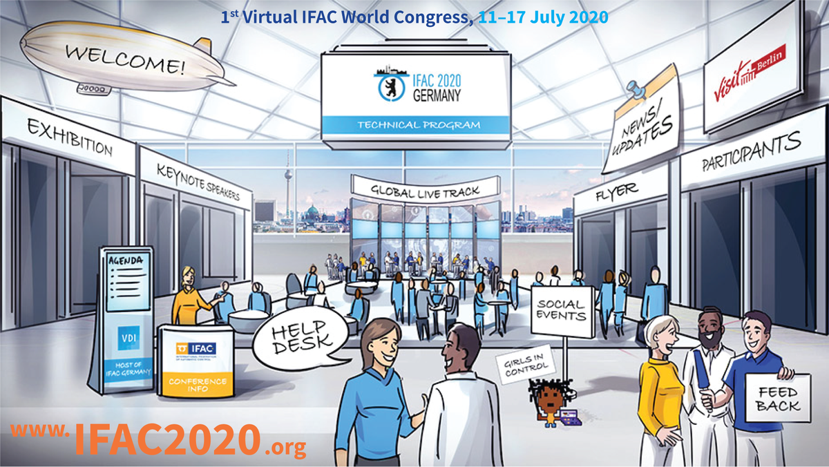 IFAC2020's tweet photo. #IFAC2020 [16.07., 09:05] Record number of participants: More than 3500 participants present at the first Virtual IFAC World Congress. More then 750 people participate in the tutorials. https://t.co/75dhV4OZbM