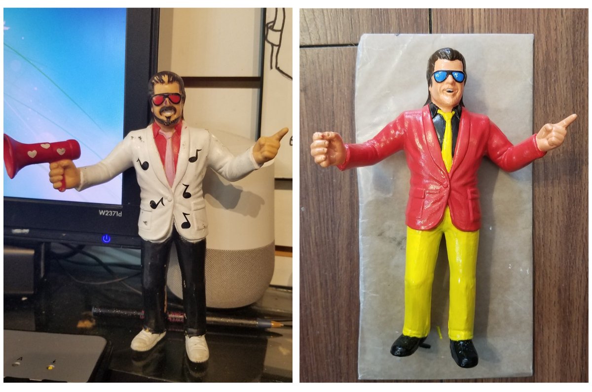 TytanComics's tweet photo. Because #ljn never produced a @TheJimCornette action figure, figured I'd make my own.
(Hot Tub Not Included)
Shout out to @GreatBrianLast love the show guys
#cultofcornette #jimcornette #CornyDriveThru #thegreatbrianlast
#podcast https://t.co/7dWjHoNedR