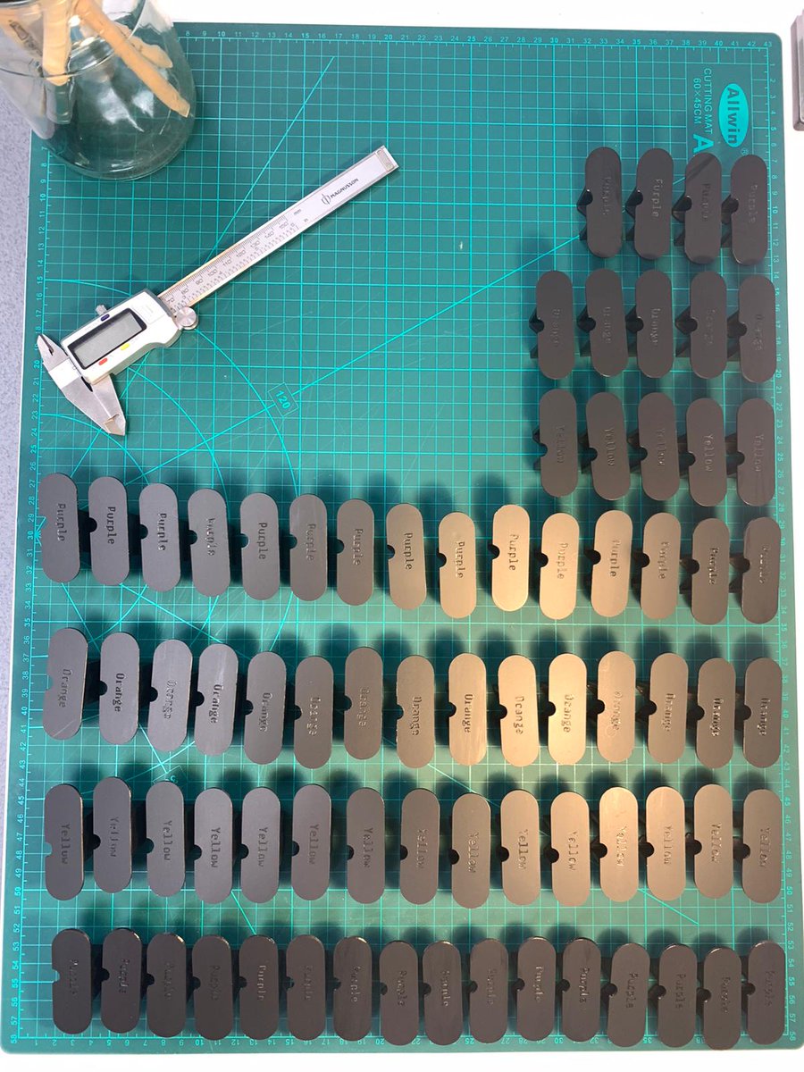 PLG_global's tweet photo. Your local manufacturing plant in Nottingham #PLGglobal keeps manufacturing. Today, Sabiha (Our Carbon's M2 #3Dprinter) produced 76 automotive caps with #Carbon's superfast #DigitalLightSynthesis. 
If you have any questions about our local #3Dprinting service, please let us know! https://t.co/Sh7LAW4eWY