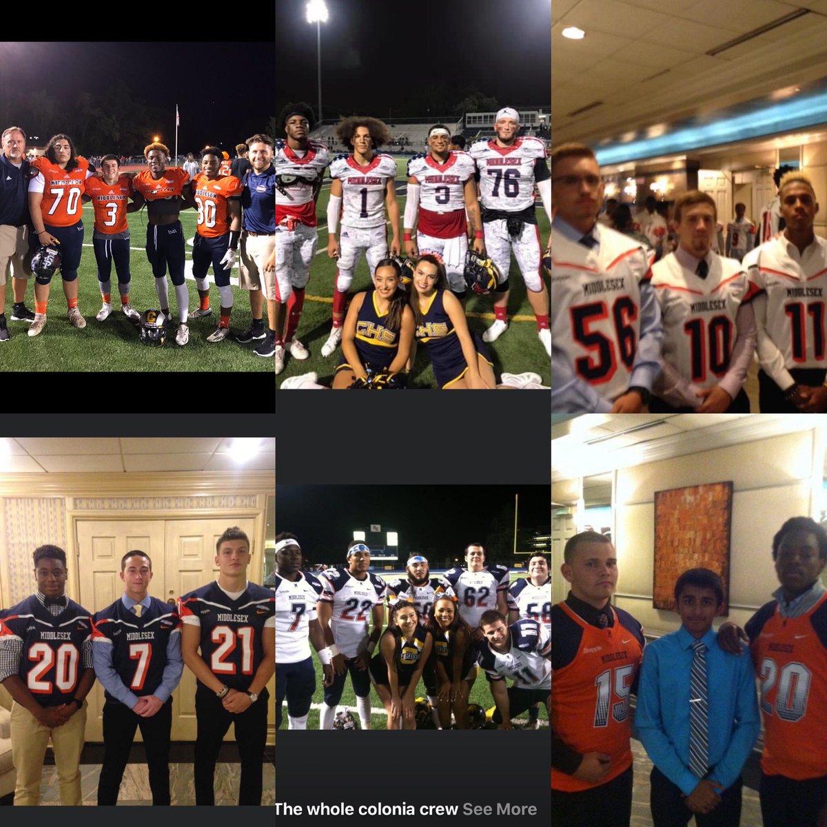 coachTRroarty's tweet photo. Tonight would have been the Union-Middlesex All Star football game representing @Coloniafootball would have been @TejpalS24219778 @Jay68116357 @kennyiv10 and representing the Roarty’s @roarty_thomas! Here are some of the past Colonia players https://t.co/MWwTDFBWBE