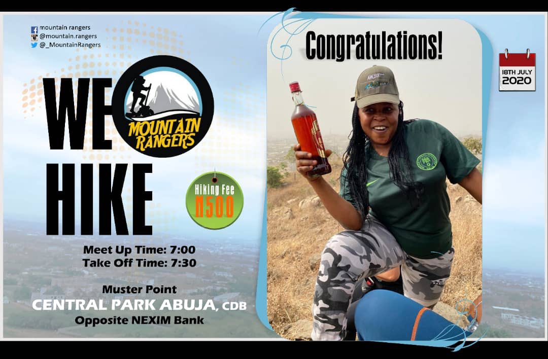 _MountainRanger's tweet photo. #WeHike #SaturdaysAreForHiking. @RichieUzzi @SinachOkee @Miraclegeraldin @UEnkay @Nzogbu @Ochemercy3. Don't miss this one!!!! #AbujaTwitterCommunity https://t.co/nFwLnrgLgb