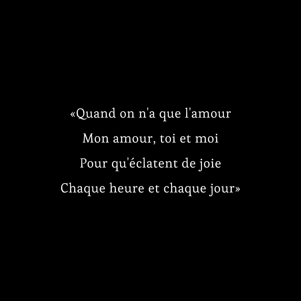 𝟸.𝟸𝟸Quand on a que l’amour (When we have only love) - Jacques Brel•1956()