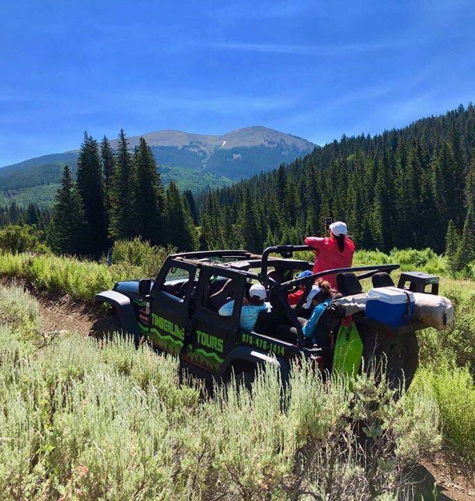Catch a #RockyMountain high on one of our #Jeep tours. #Colorado #Wildflowers are peaking and there’s even some snow left up high to play in! A perfect way to beat the heat and socially distance. Call us at (970)476-1414 to book. #jeeptours #jeeping #adventure #Vail